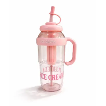 Vaso Tipo Jarra ICE CREAM con Sorbete y Filtro Interno para Bebidas