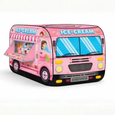Carpa Infantil Tipo Vehículo Plegable para Niños con Diseño de Bus