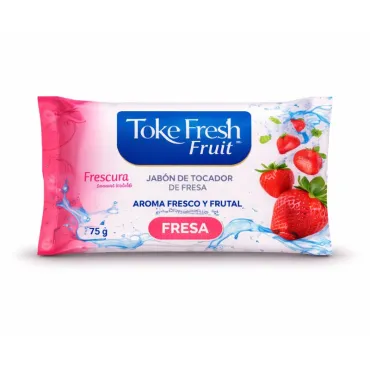 Jabón Toke Fresh Fruit 75 g Aroma Frutal con Frescura e Hidratación