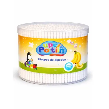 Hisopos Super Petetín 500 Unidades en Pote con Tapa Abre Fácil miniatura 2