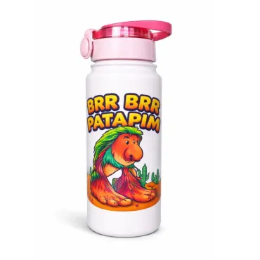 Tomatodo Brainrot 1.2 Litros Escolar con Asa y Diseño Infantil miniatura 2
