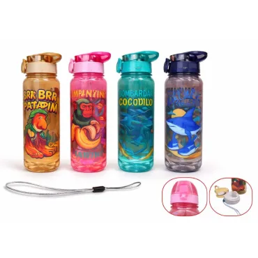 Botella Tomatodo Brainrots 900 ml con Correa y Tapa Antiderrame miniatura 3