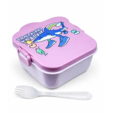 Set de Táper Brainrot D 625 ml con Cuchara 2 en 1 para Lonchera miniatura 2