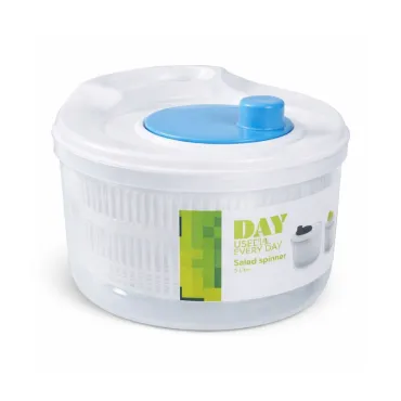 Secador Manual de Verduras 600 ml con Escurridor para Ensaladas