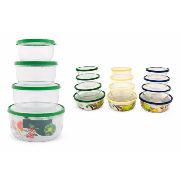 Set de Tapers Circulares Herméticos x 4 | Recipientes Térmicos miniatura 3