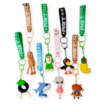 Llaveros de Silicona con Personajes para Niños | Colgantes Escolares  miniatura 3