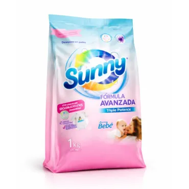 Detergente en Polvo Sunny 1 Kg Aroma Bebé | Fórmula Avanzada miniatura 2