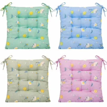 COJÍN PARA SILLA FLORES KAWAI