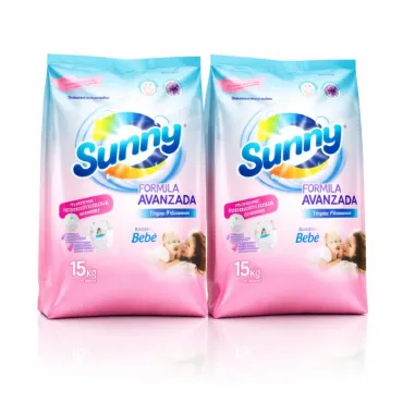 Detergente en Polvo Sunny 15 Kg Aroma Bebé | Fórmula Avanzada miniatura 3