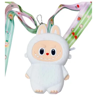 Morral de Silicona Infantil con Correa Ajustable Diseño Labubu miniatura 2