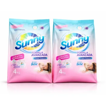 Detergente en Polvo Sunny 4 Kg Aroma Bebé | Fórmula Avanzada miniatura 3
