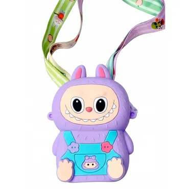 Morralito de Silicona Labubu para Niños
