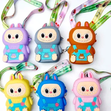 Morralito de Silicona Labubu para Niños miniatura 3