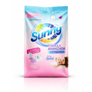 Detergente en Polvo Sunny 150 gr Aroma Bebé | Fórmula Avanzada
