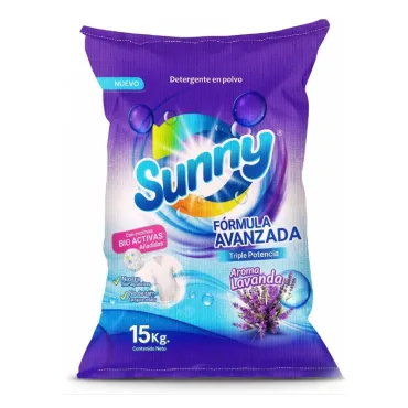 Detergente en Polvo Sunny 15 Kg | Aroma Lavanda y Limón miniatura 1