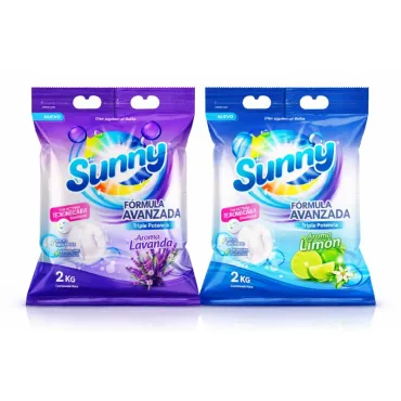 Detergente en Polvo Sunny 2 Kg | Aroma Lavanda y Limón miniatura 3