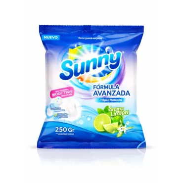 Detergente en Polvo Sunny 250g Fórmula Avanzada Lavanda y Limón | Limpieza Profunda y Máximo Rendimiento miniatura 2