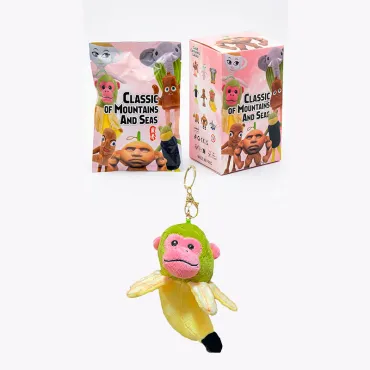 Llaveros de Peluche Brain Rot en Caja Sorpresa