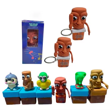 Llaveros Brain Rot Musicales con Luz y Sonido  miniatura 3