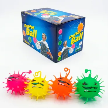 Pelotas Antiestrés Puffer Ball Pompones de Goma