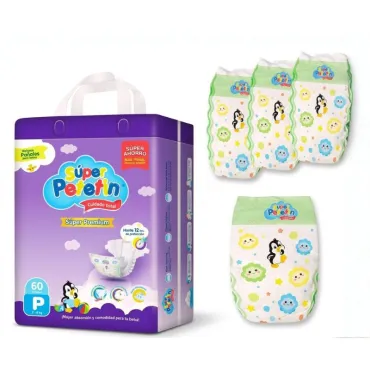 Pañales Súper Petetín Talla P x 60 Unid. - 12 Horas de Protección Seca miniatura 3