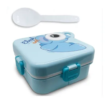Taper Lonchera Infantil Elefante Bean | 3 Divisiones y Cuchara