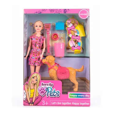 Set de Muñeca con Mascota y Accesorios miniatura 3