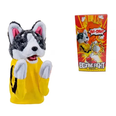 Juguete Peluche Lobo Boxeador Interactivo con Sonido miniatura 2