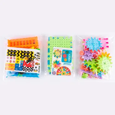 Juego de Engranajes Armable 136 Piezas con Pista y Carro miniatura 2