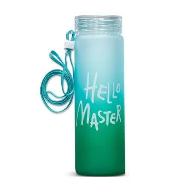 Tomatodo Hello Master 400ml | Botella Frosted con Correa de Mano