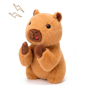 Juguete Peluche Capibara Boxeador con Sonido