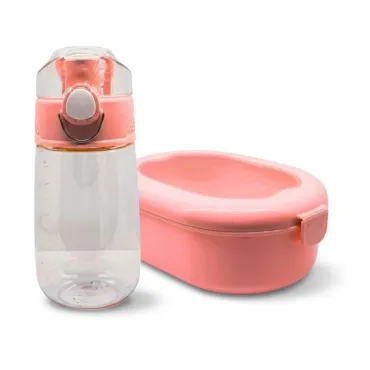 Set de Lonchera 900ml y Tomatodo Perrito Kawaii con Cubiertos miniatura 2