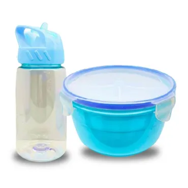 Set Rush Kawaii: Táper de 1 Litro con 4 Divisiones y Tomatodo miniatura 2
