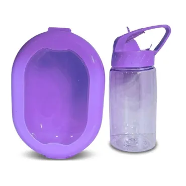Set de Táper 625ml con 3 Divisiones y Tomatodo Mix Kawaii miniatura 3